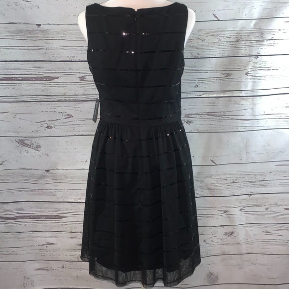 NWT JESSICA SIMPSON Sleeveless Black Sequin Dress - Picture 6 of 6